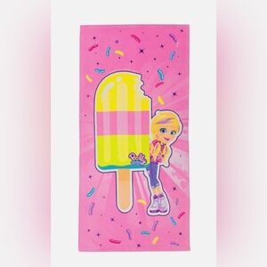 Polly Pocket Kids Pink Popsicle Beach Towel